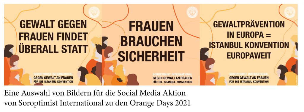 Social Media post zu Orange Days von Soroptimist Deutschland